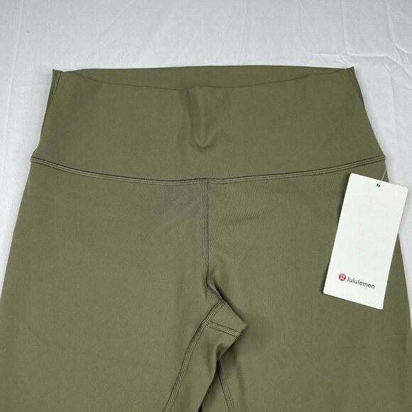 Lululemon Wunder Under High Rise Crop Legging  17" Sage Green NEW - Picture 7 of 14